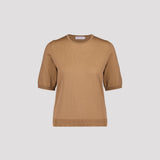INES MERINO TOP, Nougat