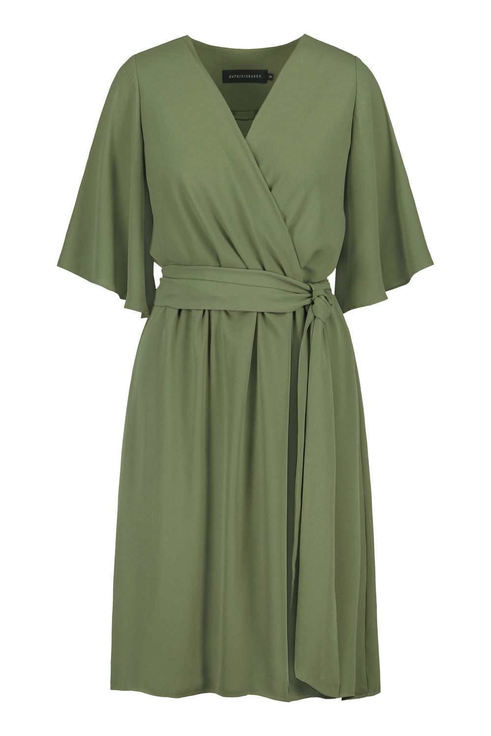 INGA DRESS, Moss green