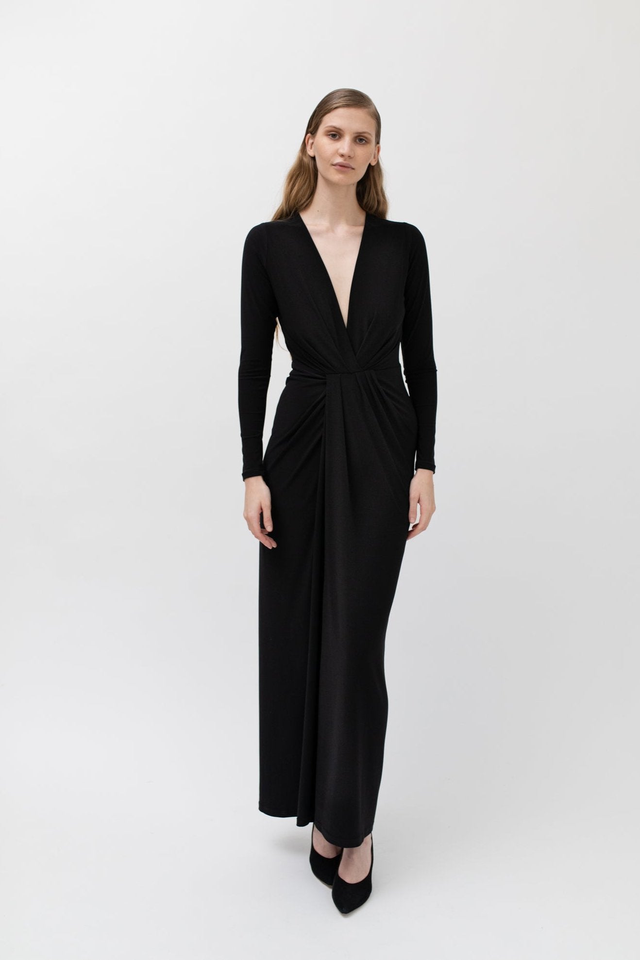 FLORENCE EVENING DRESS, BLACK