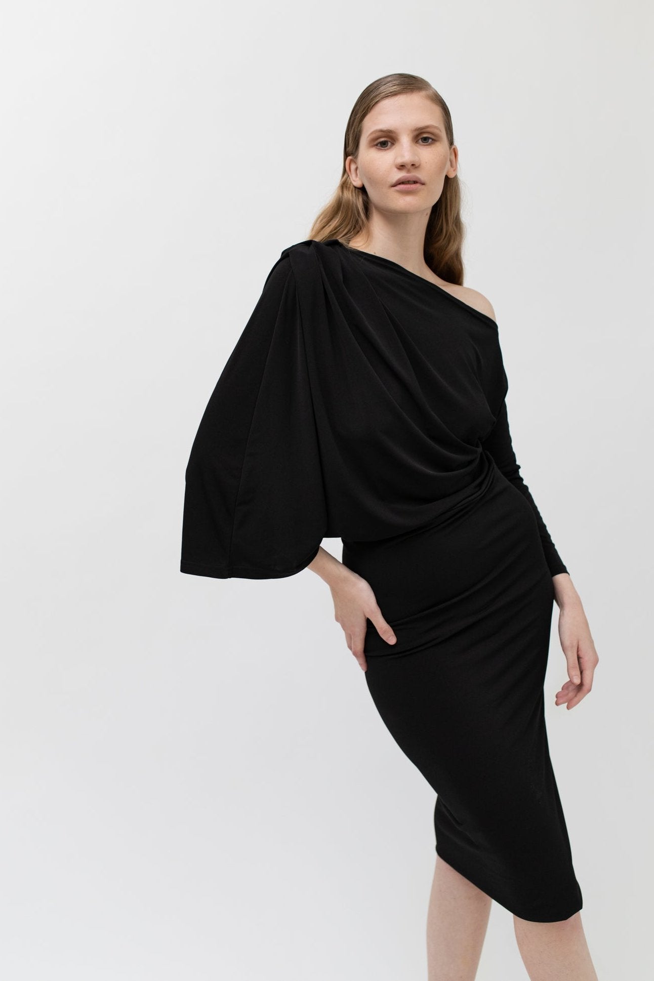 SORROW DRESS, BLACK