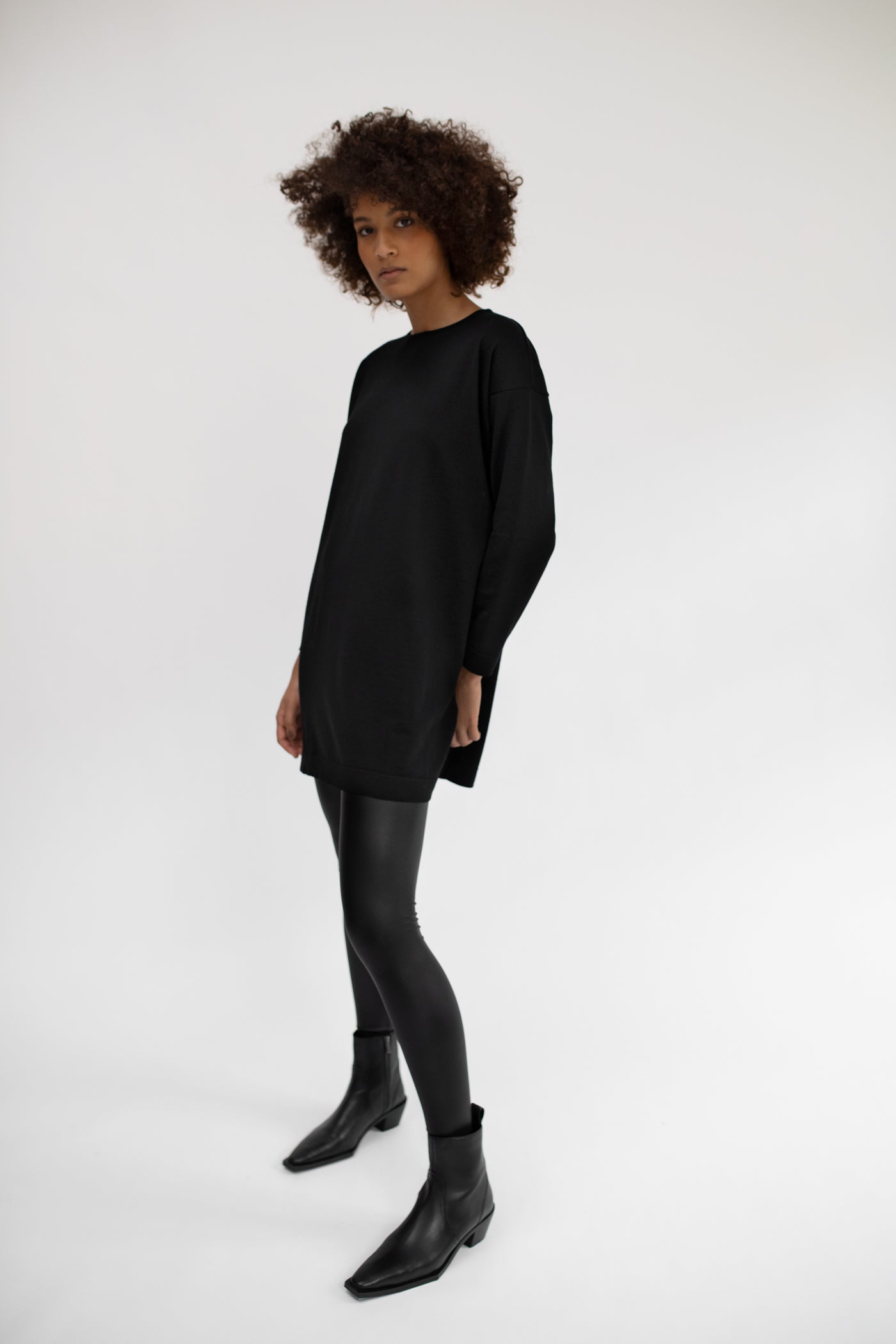 MERIN SWEATER, BLACK