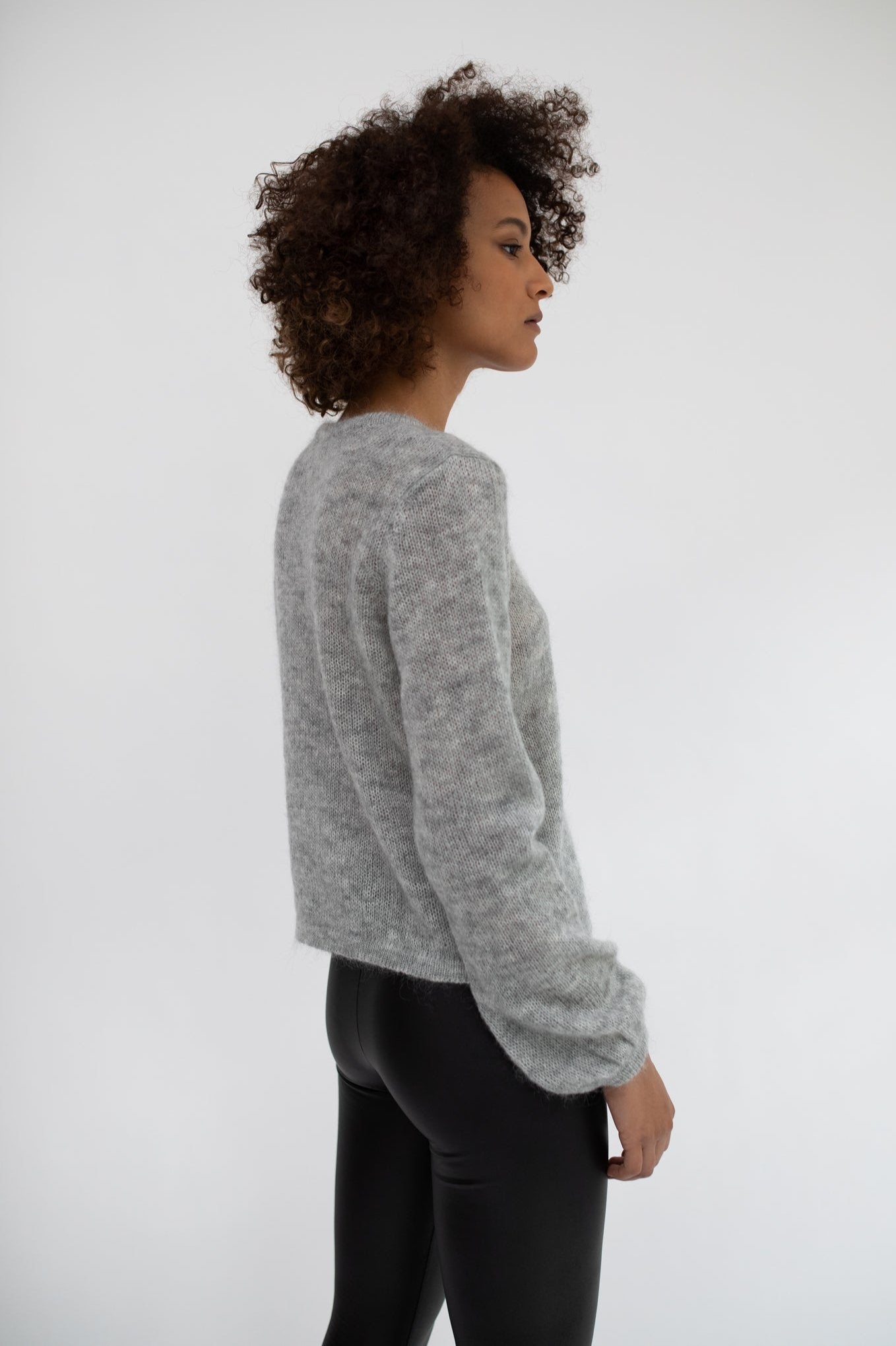 SOFI SWEATER, Grey Melange