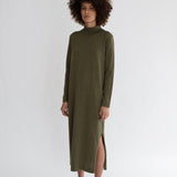 MERIN MAXI DRESS, Olive green