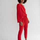 SORROW JUMPSUIT, RED