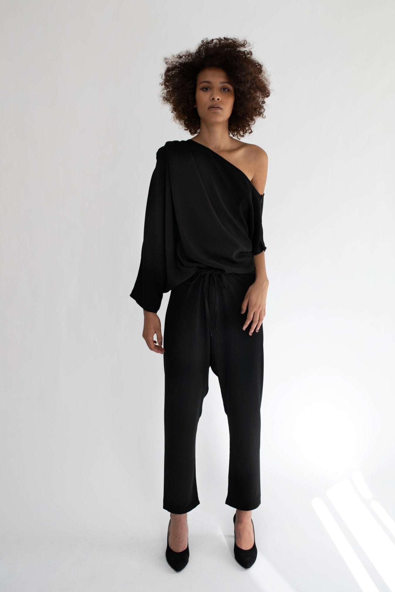 SORROW JUMPSUIT, BLACK