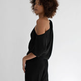 SORROW JUMPSUIT, BLACK