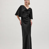 ALLY EVENING DRESS, Black