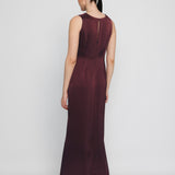 THELMA EVENING DRESS, Wine