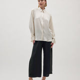 NILA CROPPED PANTS, Black