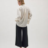 NILA CROPPED PANTS, Black