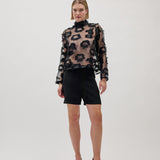 FLORA BLOUSE, Black