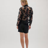 FLORA BLOUSE, Black