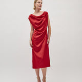 THESS COCKTAIL DRESS, Red