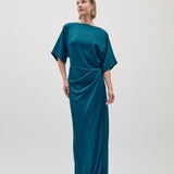ERIKA EVENING DRESS, Turquoise