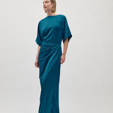 ERIKA EVENING DRESS, Turquoise