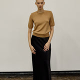 INES MERINO TOP, Nougat