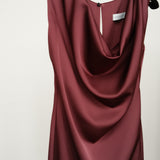THELMA EVENING DRESS, Wine