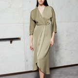 CHARLI DRESS, Light Khaki