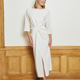 ANETTE DRESS, White