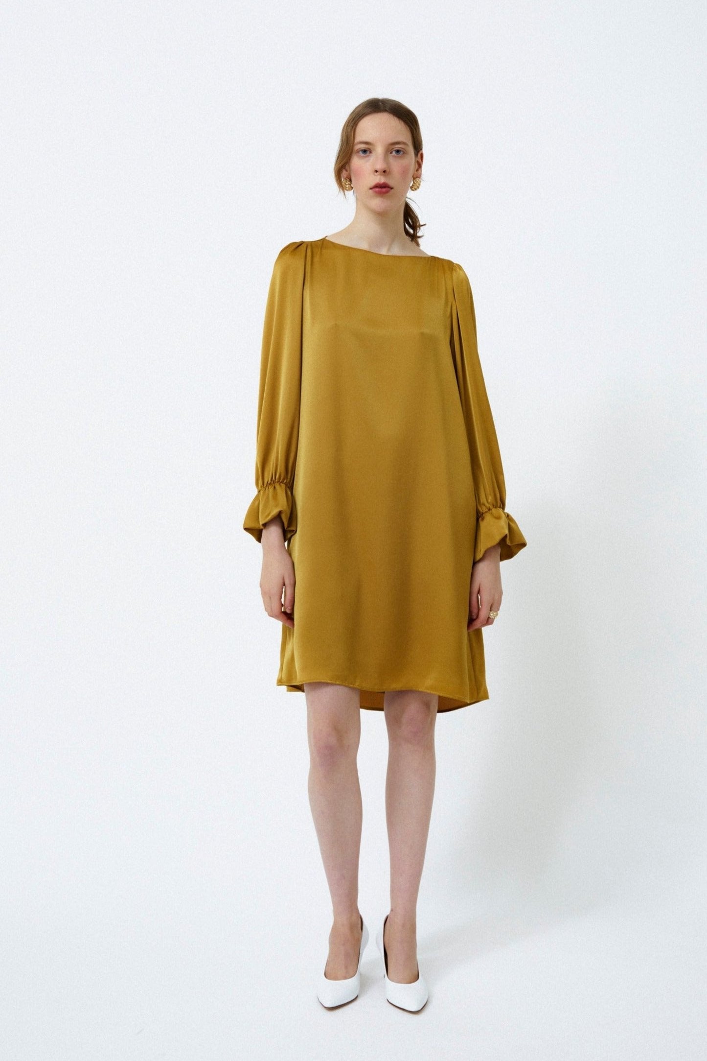 EMMA DRESS, Vintage yellow