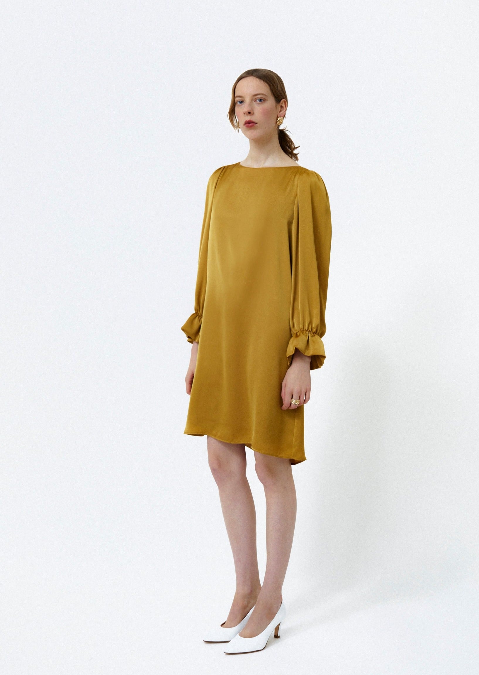 EMMA DRESS, Vintage yellow