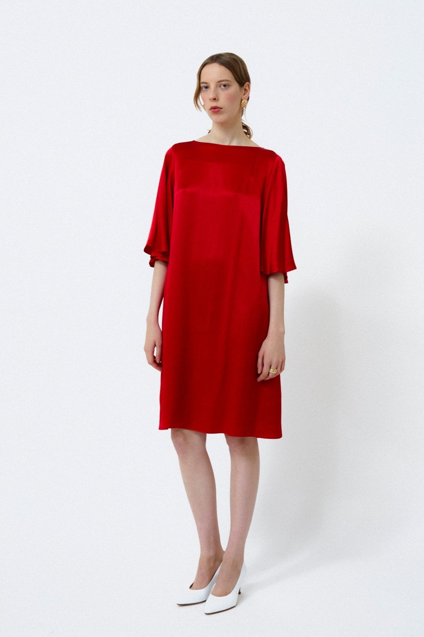 VIENNA DRESS, RED