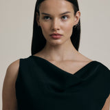 WATERLILY DRESS, Black