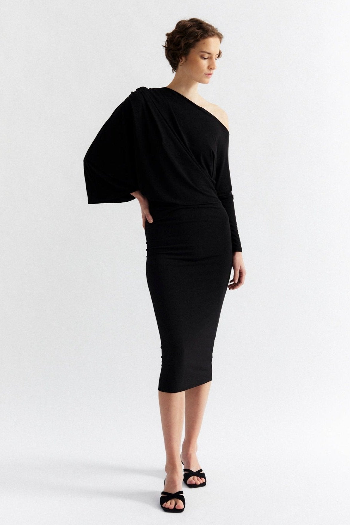 SORROW DRESS, BLACK