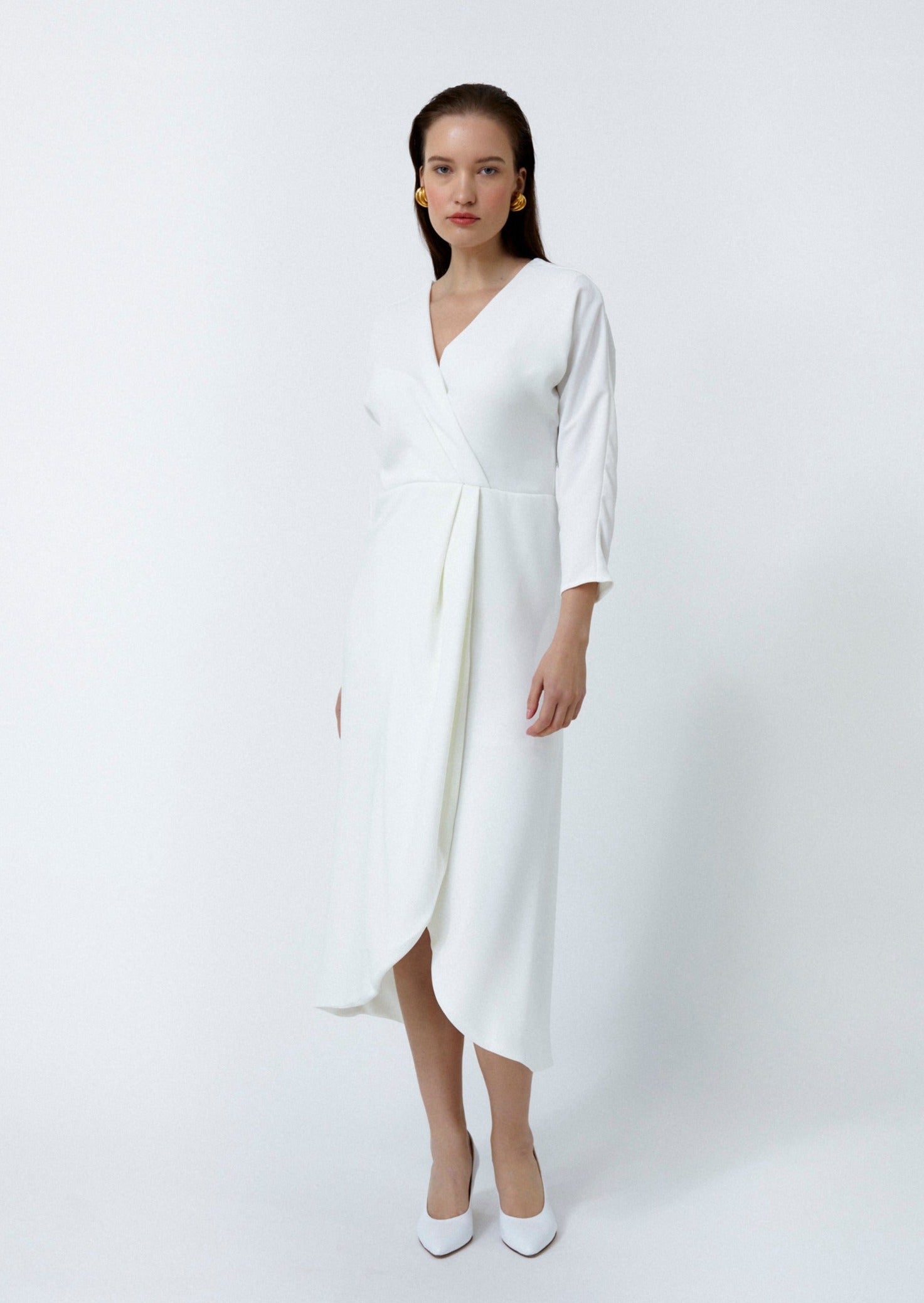 SCARLETT DRESS, WHITE