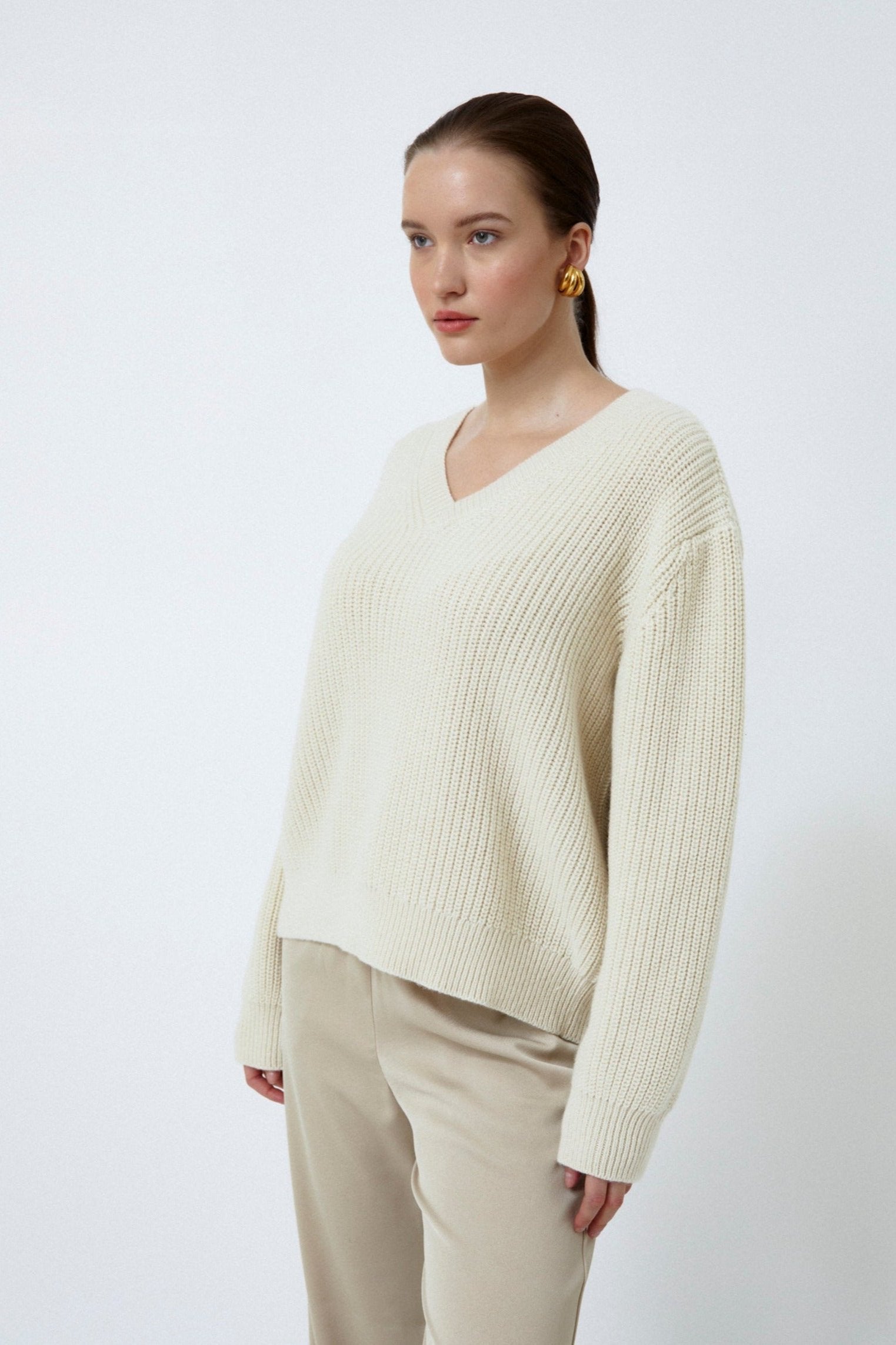 KARLA SWEATER, Vanilla