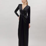 LANA EVENING DRESS, Black