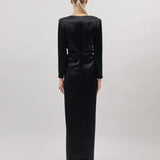 LANA EVENING DRESS, Black