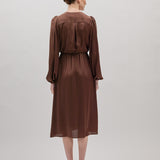 LUNA DRESS, Brown