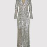 LANA PAILLETTE GOWN, Silver
