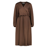LUNA DRESS, Brown