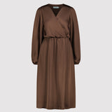 LUNA DRESS, Brown