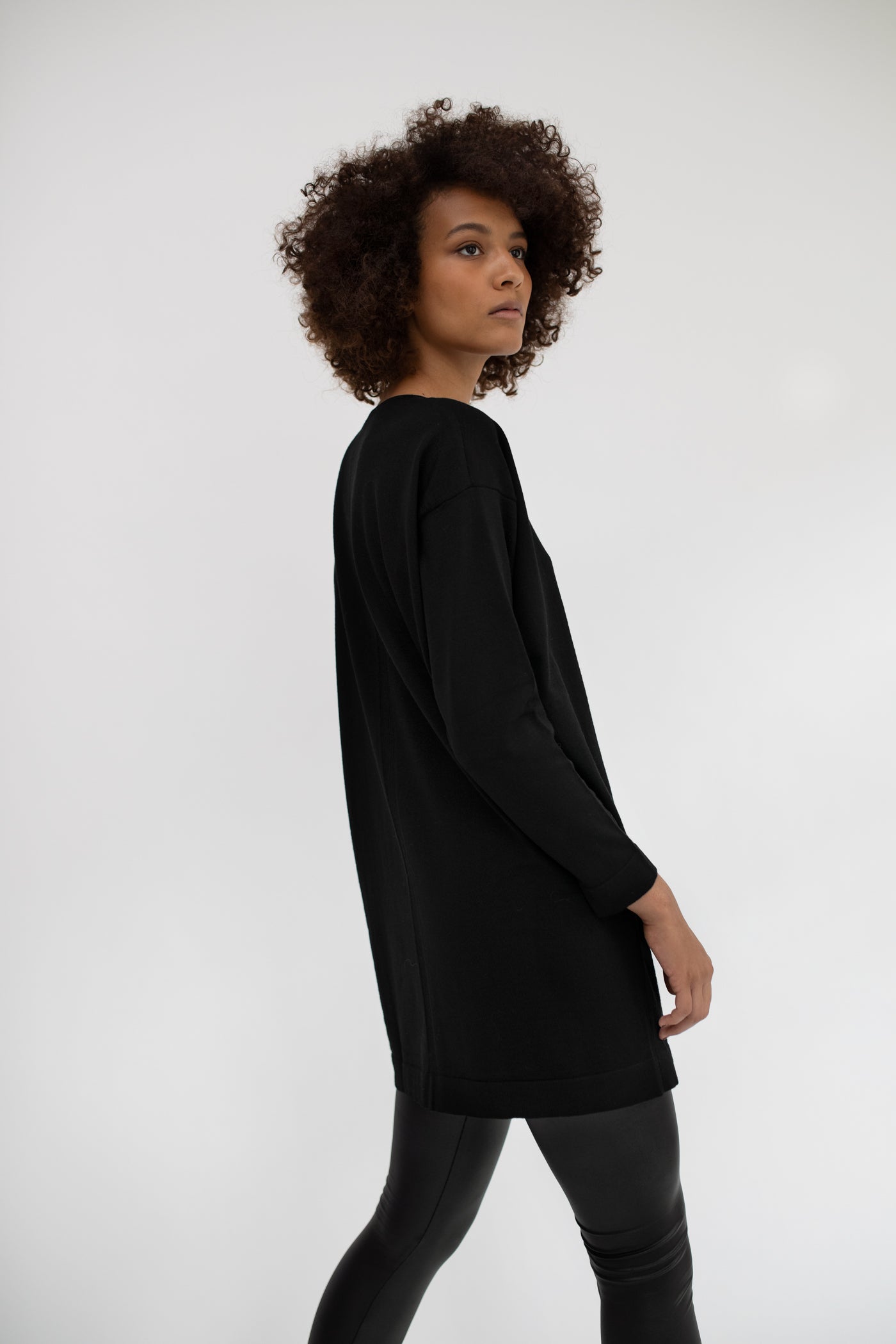 MERIN SWEATER, BLACK