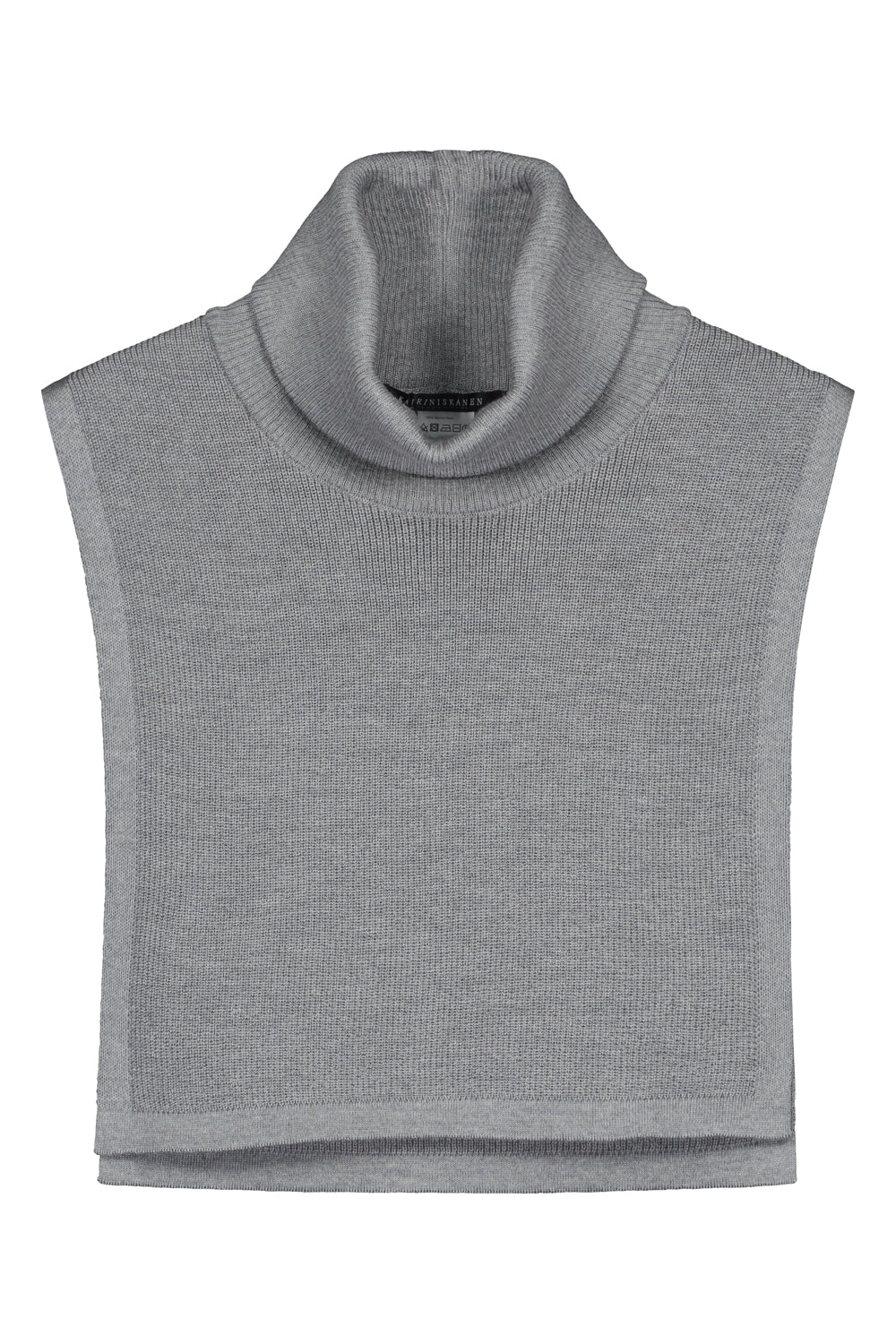 MERIN BIB NECK COLLAR, Grey melange