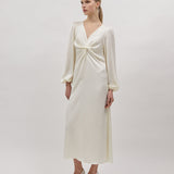 POLINA DRESS, Cream