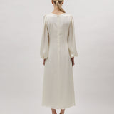 POLINA DRESS, Cream
