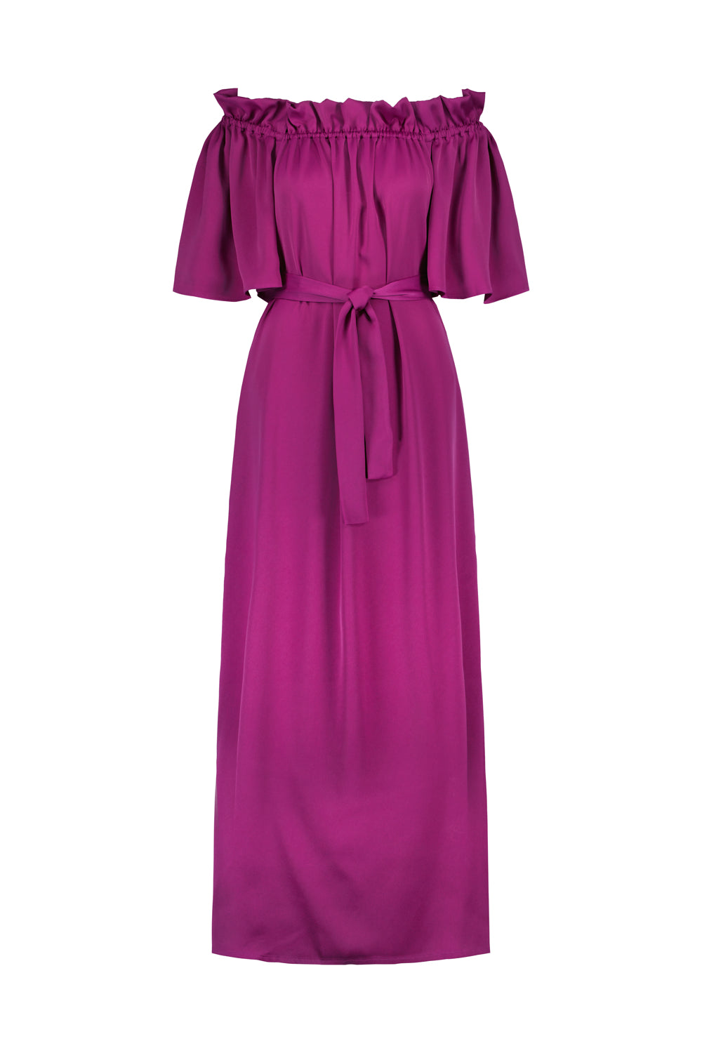 PENNY MAXI DRESS, Berry