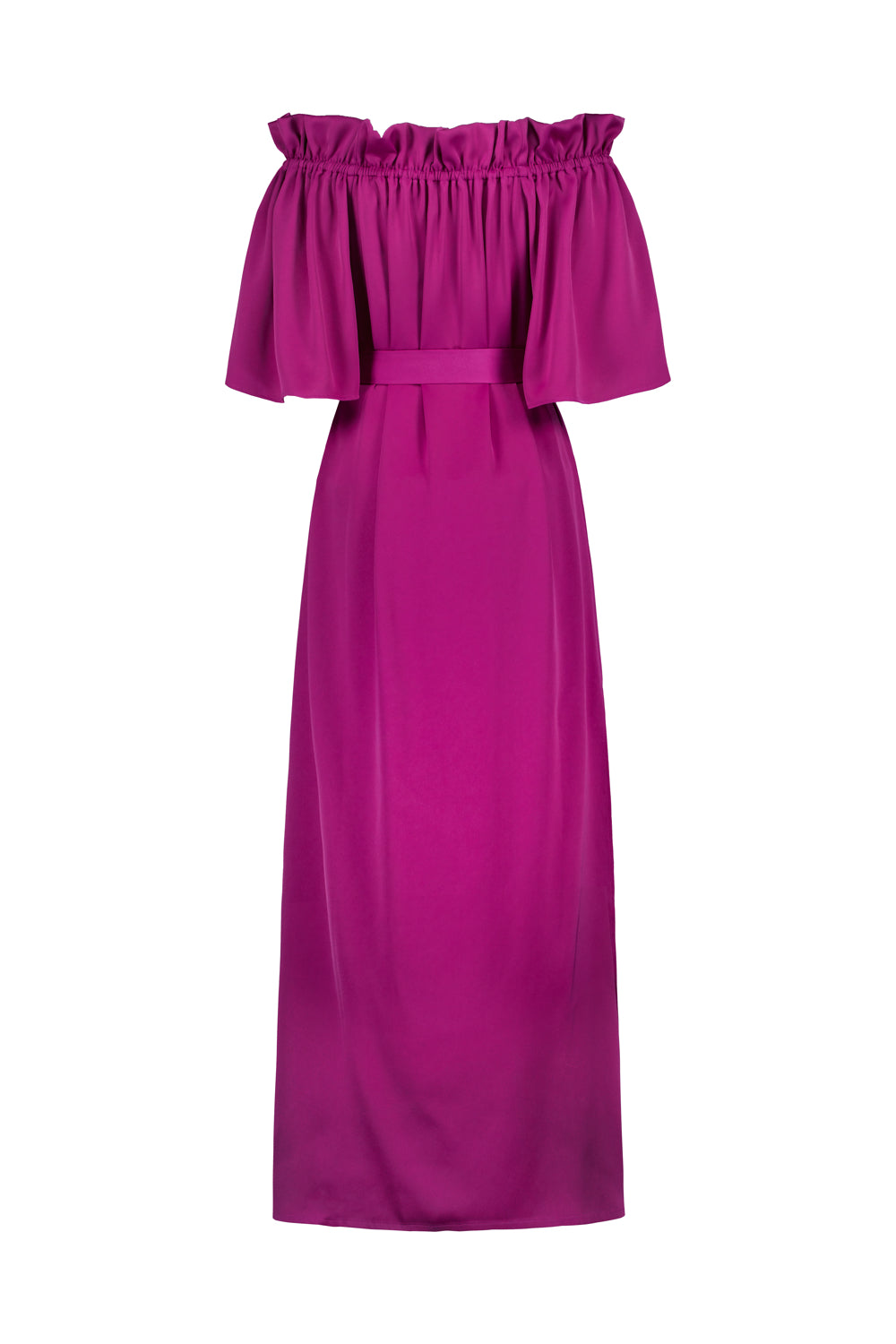 PENNY MAXI DRESS, Berry