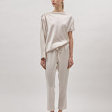 SORROW SATIN JUMPSUIT, Cream