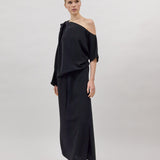 SORROW MAXI DRESS, Black