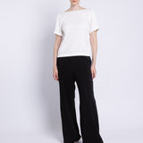 ALICE SATIN T-SHIRT, White