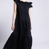 BLOOM MAXI DRESS, Black