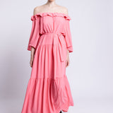 PRISCILLA MAXI DRESS, Rose