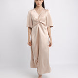 LAURELLE MIDI DRESS, Nougat
