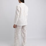 MAY PAILLETTE PANTS, White