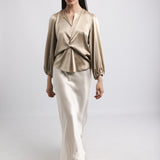 SUE BLOUSE, Latte